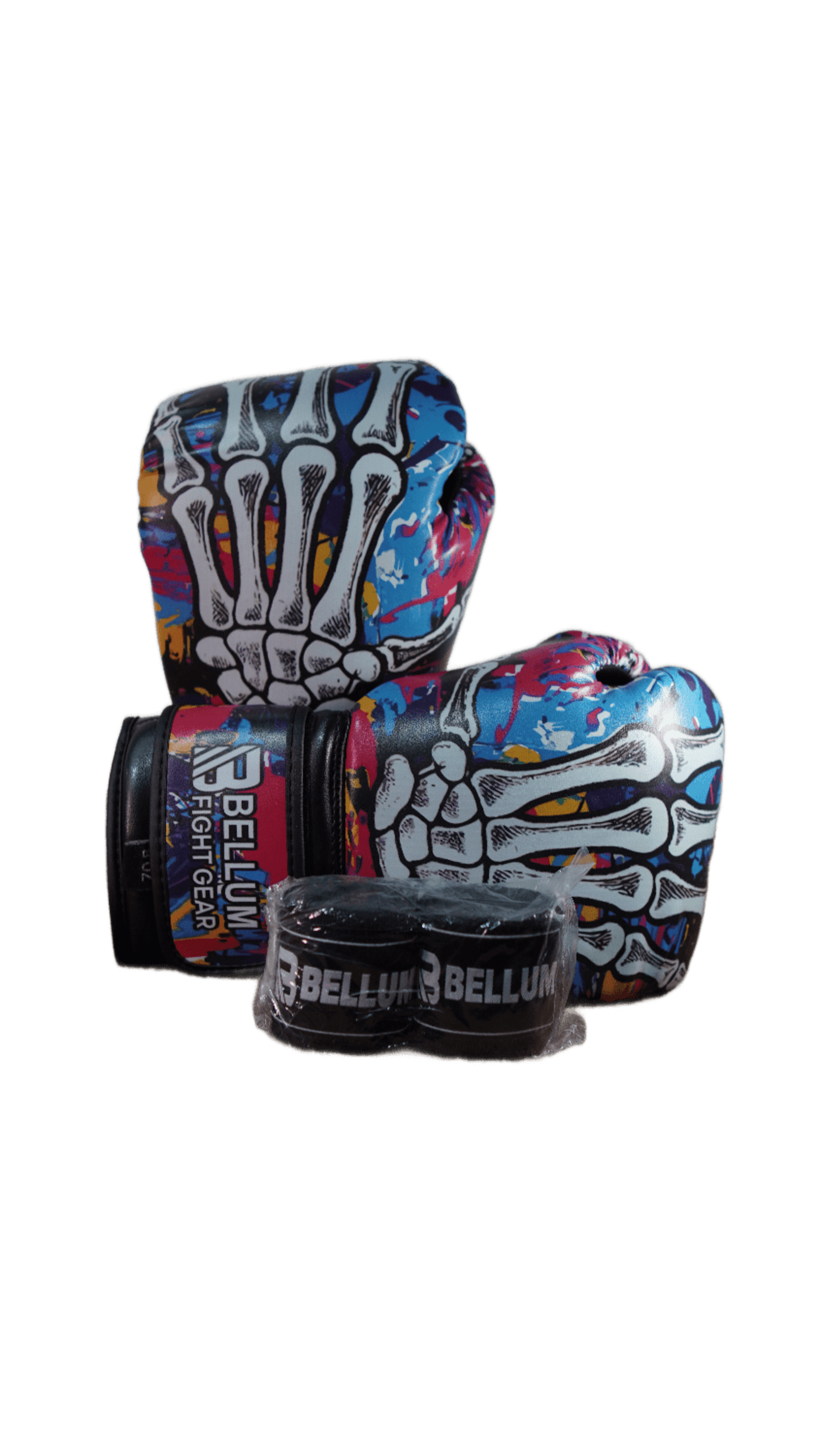 PACK Guante 8Oz BONES + vendas para niños. - 2